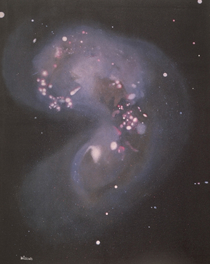 The Antennae Intersecting Galaxies -
NGC 4038-39