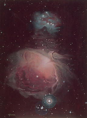 The Great Nebula in the Sword Handle of Orion